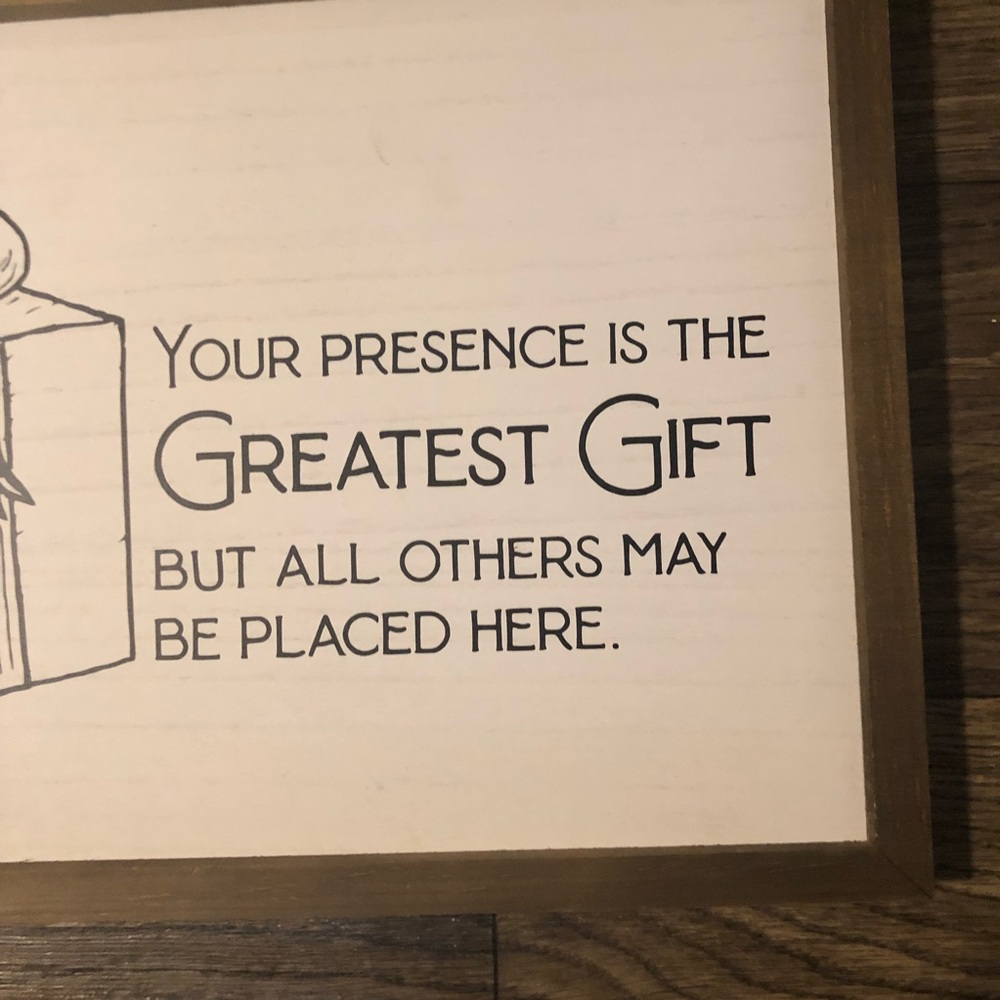 Handmade Gift Table Sign - Picture 2 of 4